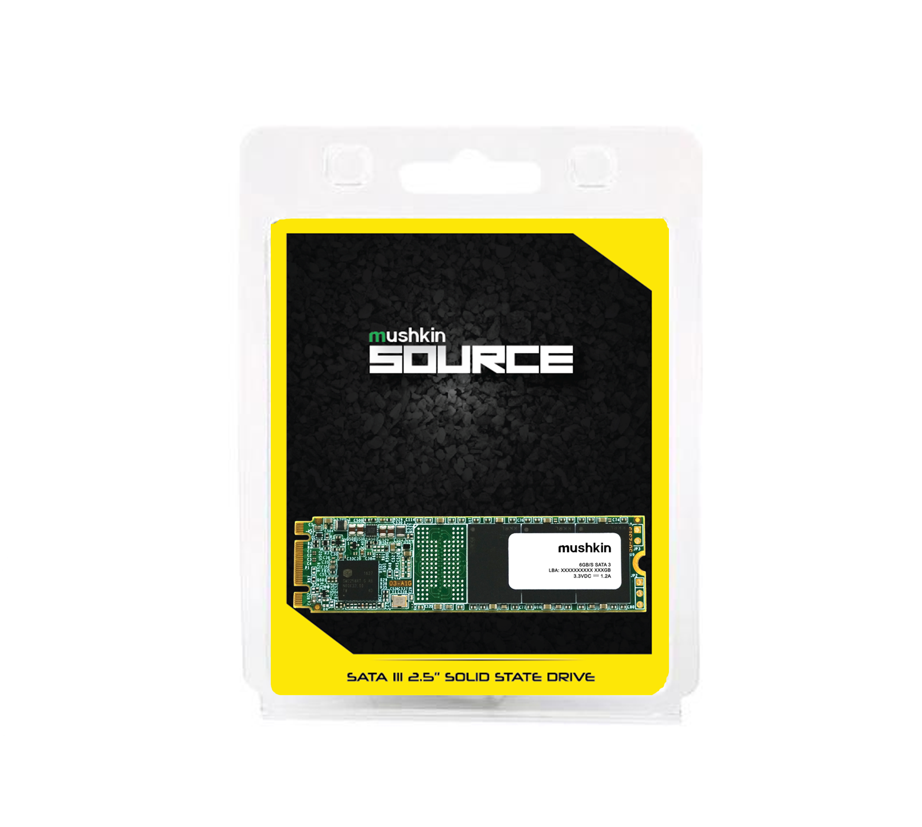 Mushkin Enhanced Source M.2 2280 120GB SATA III 3D TLC Internal Solid State  Drive (SSD) MKNSSDSR120GB-D8