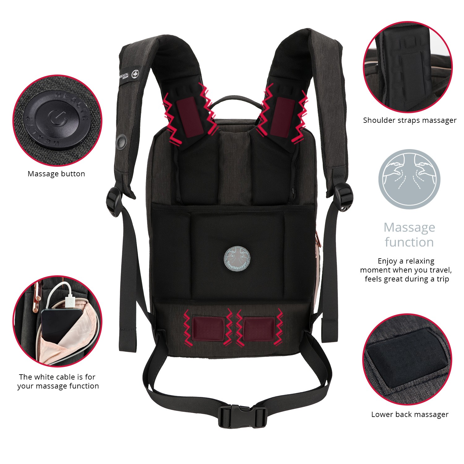 Backpack massager on sale