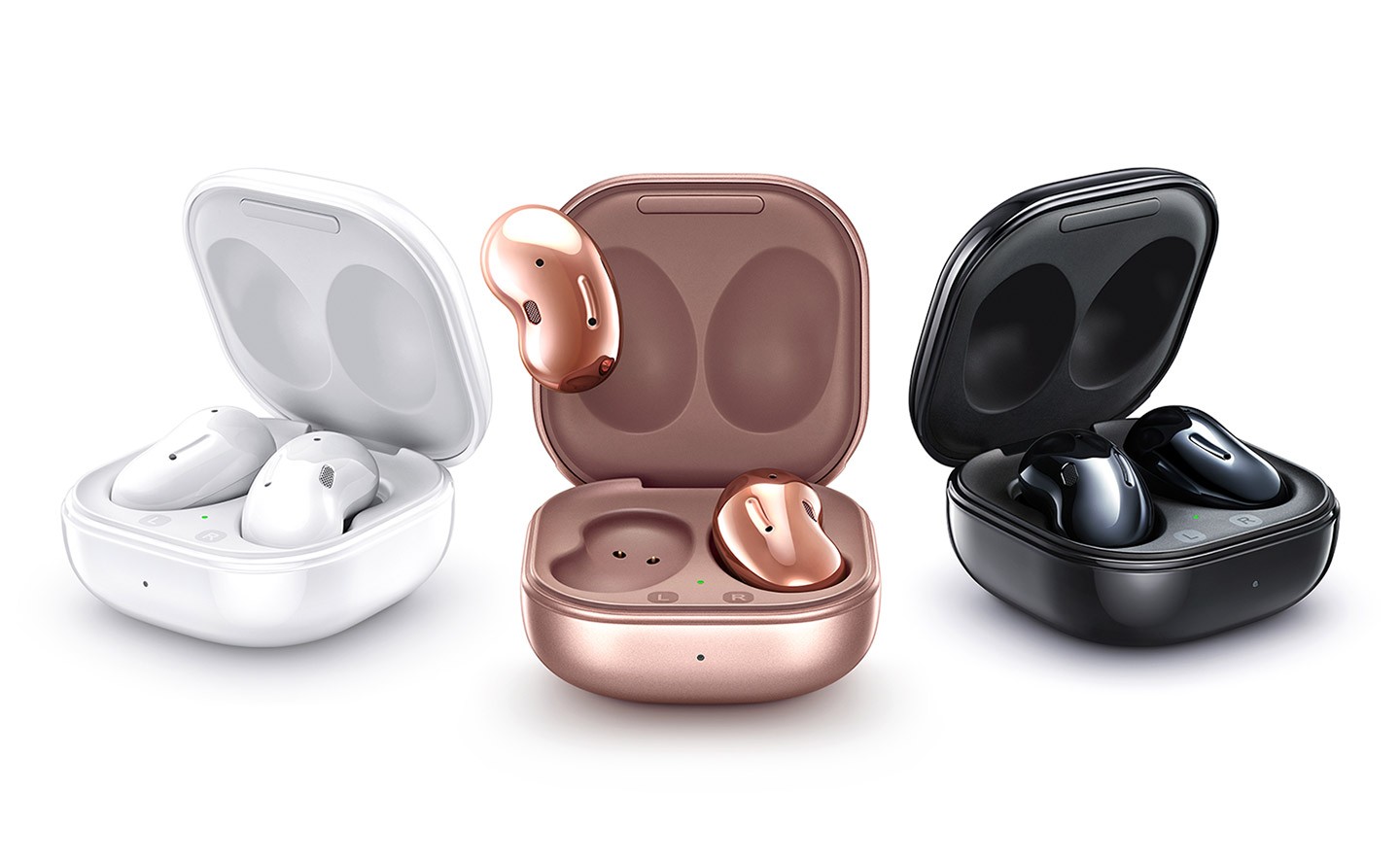 Samsung Galaxy Buds Live True Wireless Earbuds Headphones - Mystic White 