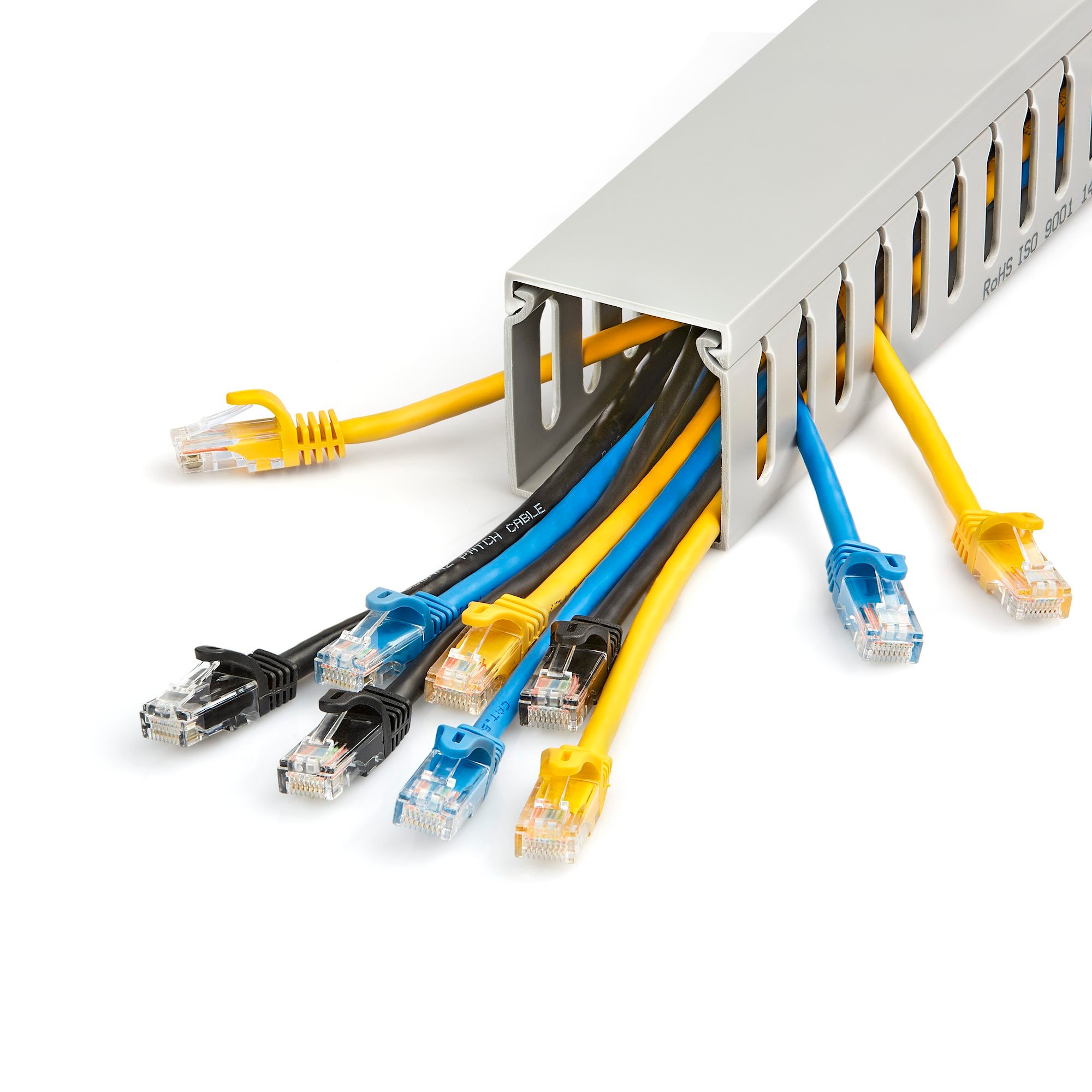 3.3' Cable Management Raceway w/Adhesive - Cable Routing Solutions, Cables