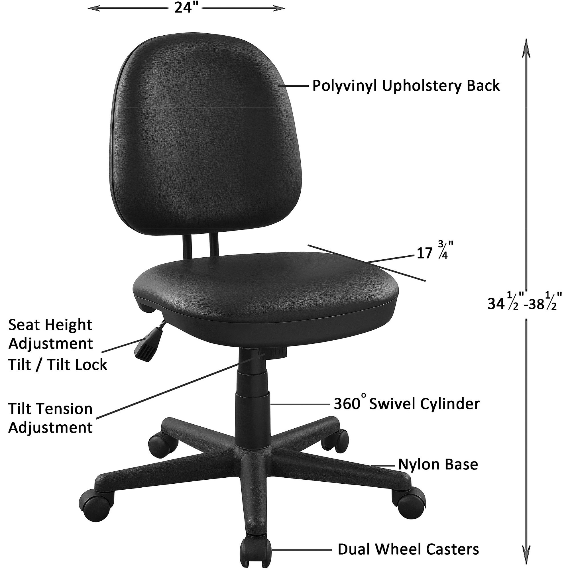 Office chair tilt online tension adjustment