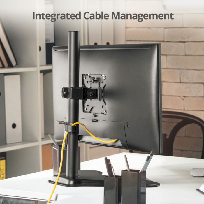 SIIG CEMT3B11S1 Height Adjustable Single Monitor Desk Stand for 13