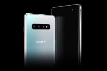 Samsung Galaxy S10+, 128GB, Prism Black - Unlocked (Renewed)