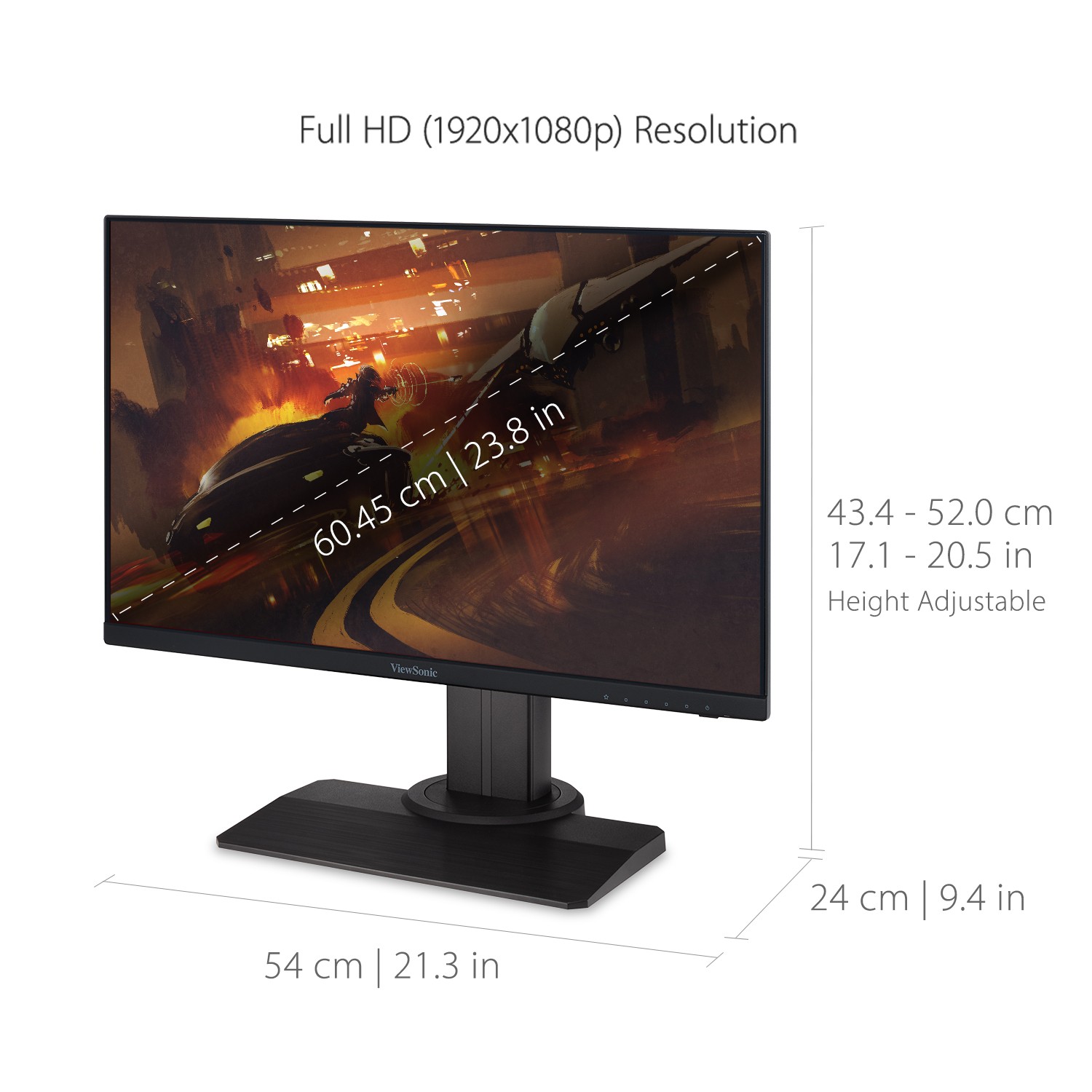 ViewSonic XG2431 24 Inch 1080p 240Hz 1ms Gaming Monitor with AMD