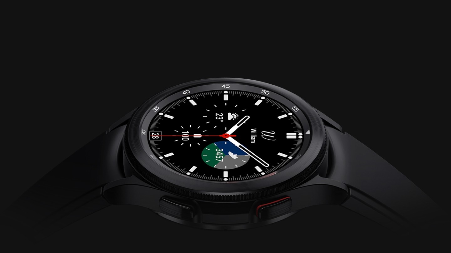Samsung Galaxy Watch4 Classic, 46mm, Black, LTE | OfficeSupply.com