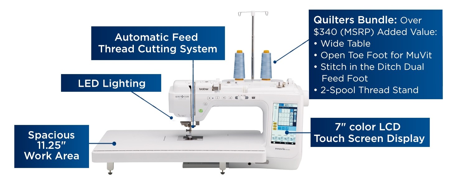 Brother Innov-ís BQ2500 Sewing and Quilting Machine - Moore's Sewing