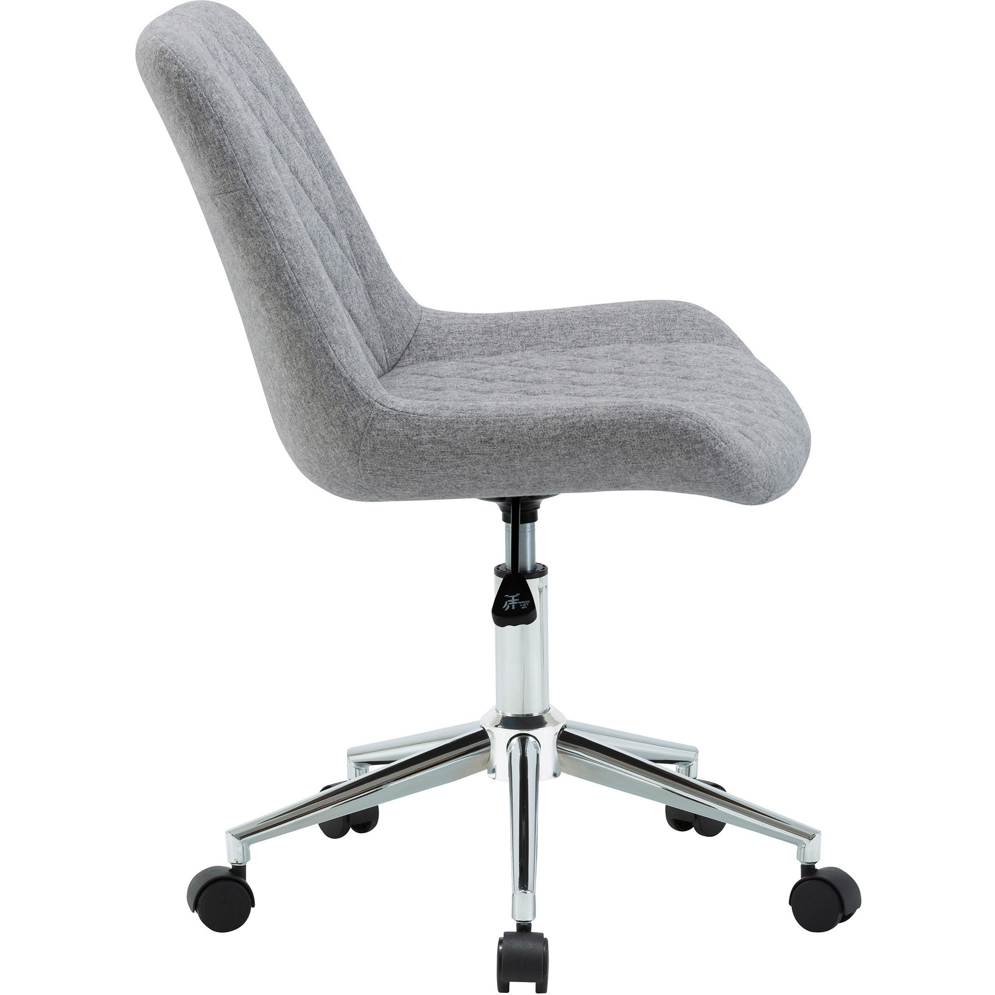 Grey office chair online fabric