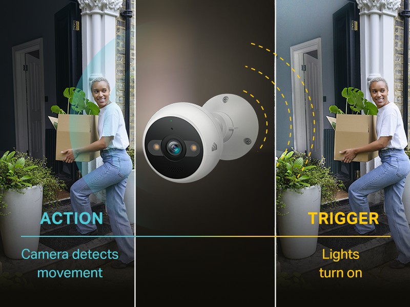 Kasa Smart KC420WS Kasa Cam Outdoor, 24/7 Recording, 4MP, 110° Field o