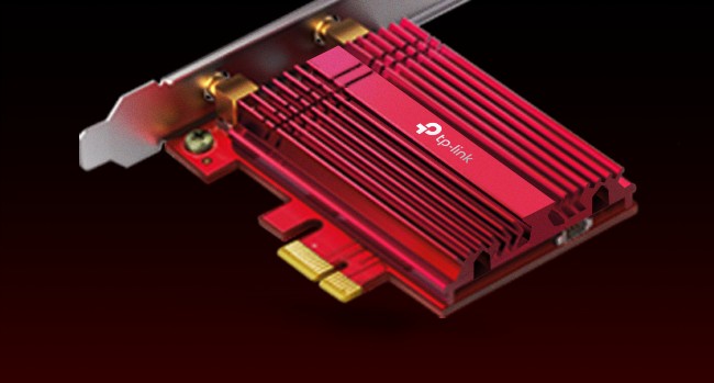 TP-Link WiFi 6E AX5400 PCIe WiFi Card (Archer TXE75E), Tri Band