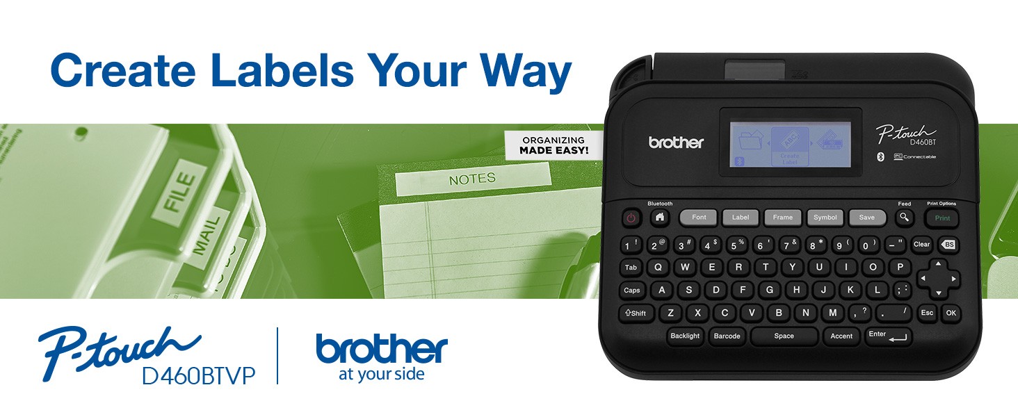 Brother Ptouch PTD460BTVP Business Expert Label Maker with Case, Port