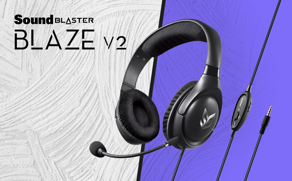 Creative Labs Sound Blaster Blaze V2 Gaming Headset Newegg