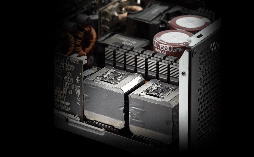 XPG CYBERCORE ATX Modular PSU 1000W 80 Plus Platinum 26 Connectors