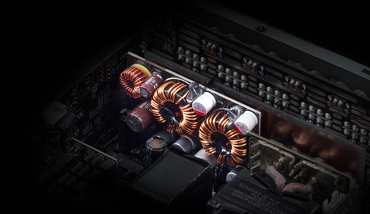 XPG CYBERCORE ATX Modular PSU 1000W 80 Plus Platinum 26 Connectors