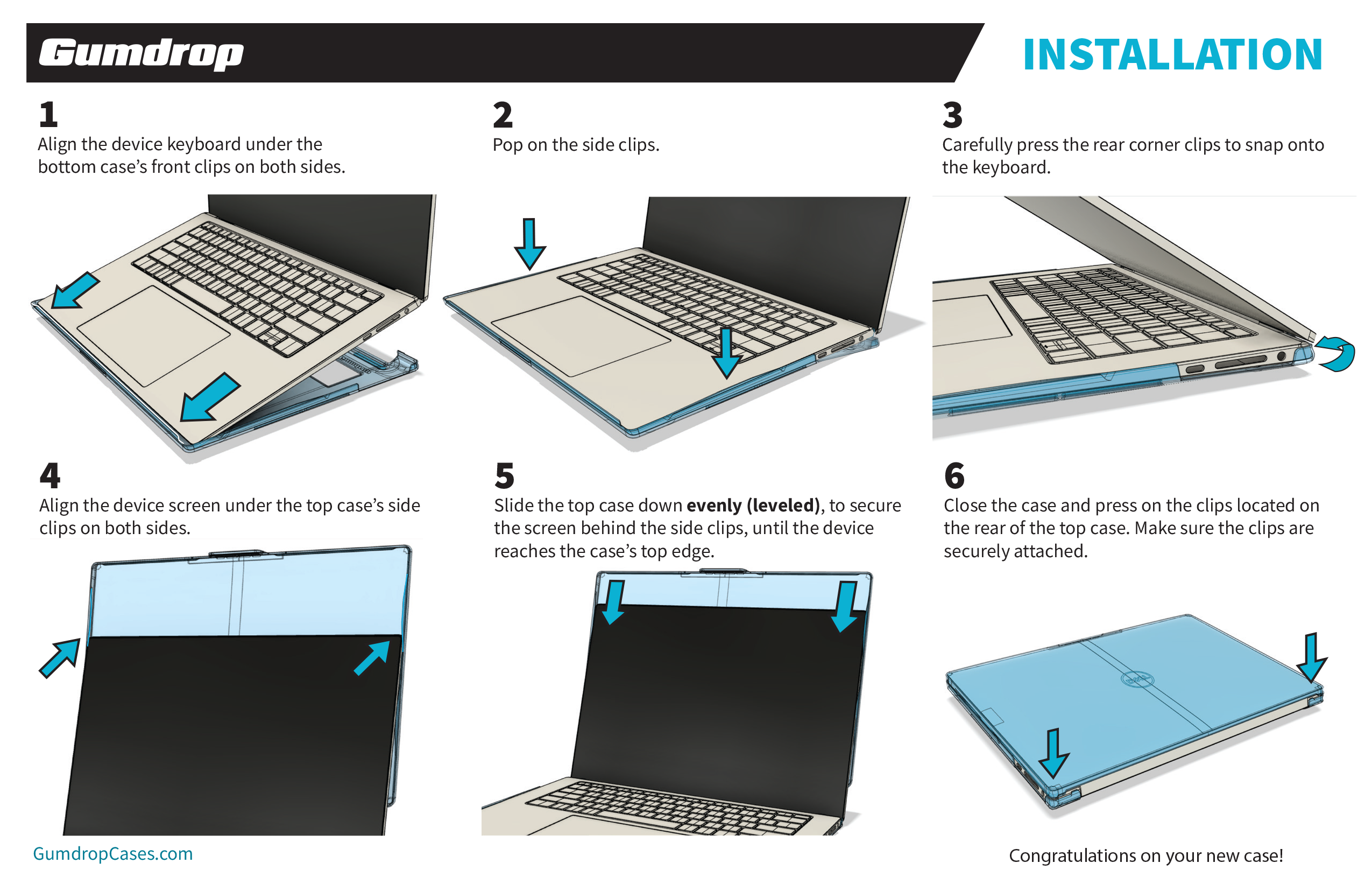 PROVANTAGE: Gumdrop Cases 11D003 Protech Dell XPS 17 Clamshell