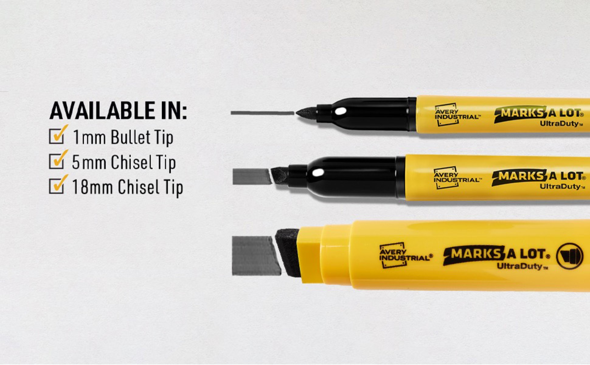 Avery® Dual Tip Markers, Fine Tip Marker and Chisel Tip Marker