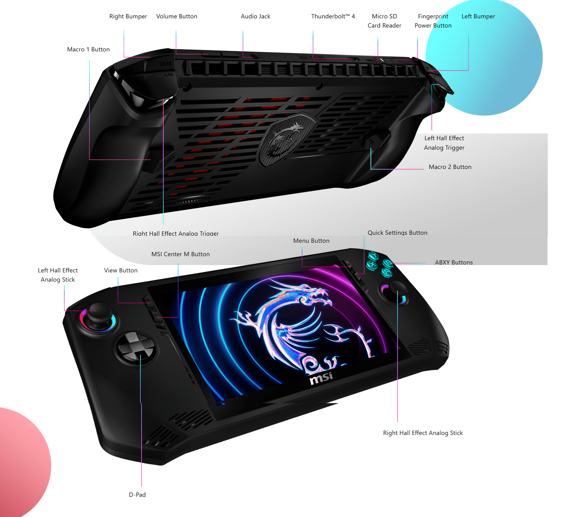 MSI Handheld CLAW A1M-052US 7