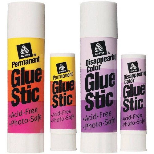 Avery Purple Application Permanent Glue Stic, .26 oz, Stick