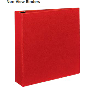 Same quality and long-lasting durability of Avery View Binders without clear customizable cover.
