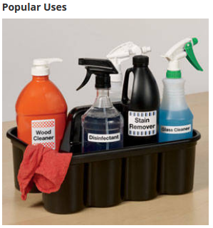 Transportation and logistics, facilities and MRO, healthcare, janitorial and sanitation, safety and compliance.

