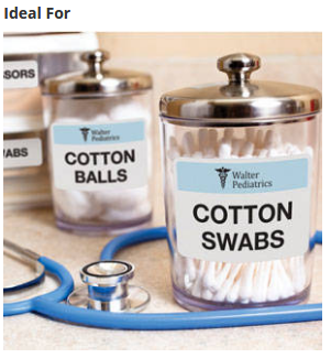 Chemical containers, signs, log sheets, lab specimens, shelves, bins, equipment tagging, outdoor equipment, warehouses and manufacturing sites.

