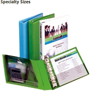 Get on-the-go organization with a mini binder for 5-1/2 inch x 8-1/2 inch paper that's perfect for purses, briefcases and bags.