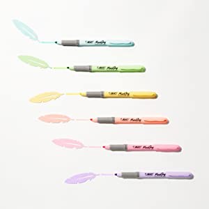 BIC® Brite Liner® Highlighters Pocket Style - Zerbee