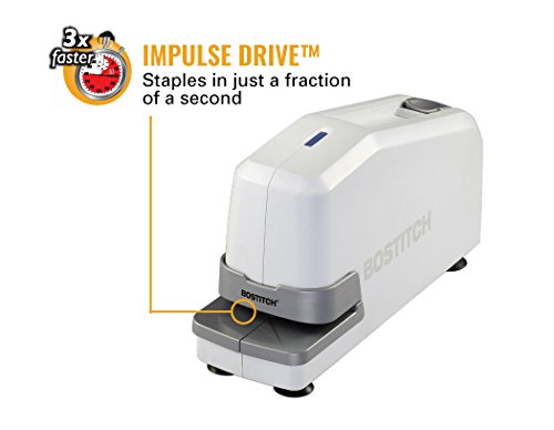 <p><b>3x Faster Stapling</b></p> <p></br>Using Impulse Drive™ technology, the stapler staples in just a fraction of a second and is ready for the next stack immediately after completing the first.</p>