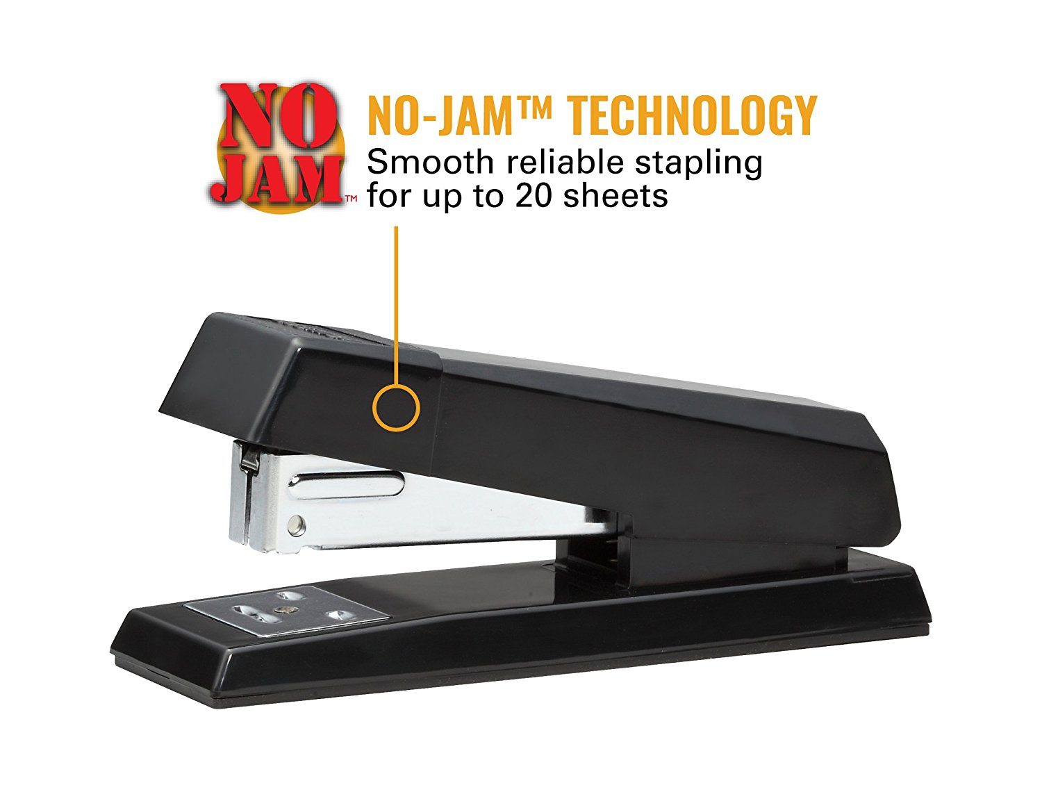 No-Jam Technology for Easy, Continuous Stapling