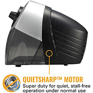 <p><b>QuietSharp™ Motor</b></p><p>Your classroom can be filled with noise and disruptions, but don't let your pencil sharpener add more. Our super duty QuietSharp™ motor operates quietly while enduring strenuous classroom use.</p>