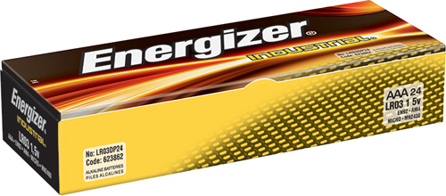 Energizer EN92 Industrial Alkaline Batteries, AAA