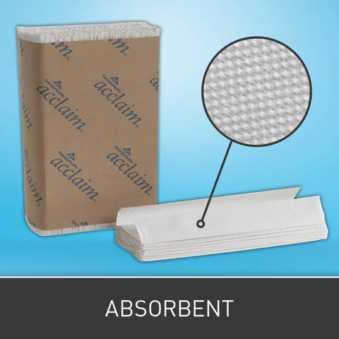 Offers dependable absorbency, thickness, and strength.
