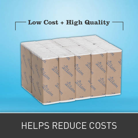 And low per-unit costs makes these towels the affordable choice for areas such as washrooms in government and public facilities, office buildings, foodservice facilities, and lodging.
