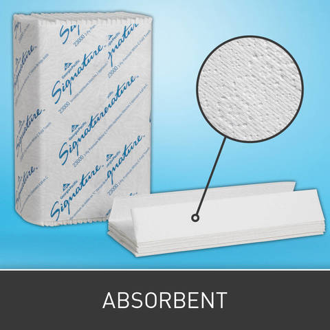 2-Ply towel offers more absorbency with every hand dry.
