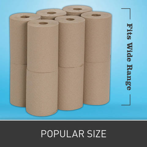  Smaller diameter roll fits into a wider range of everyday universal dispensers. 