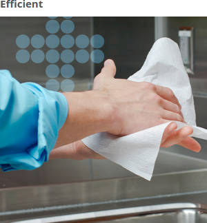 Scott Multifold Towels are a smart guest towel for your business. They measure 9.2 x 9.4 inches (unfolded) and are designed for single-use, general purpose cleaning and drying.