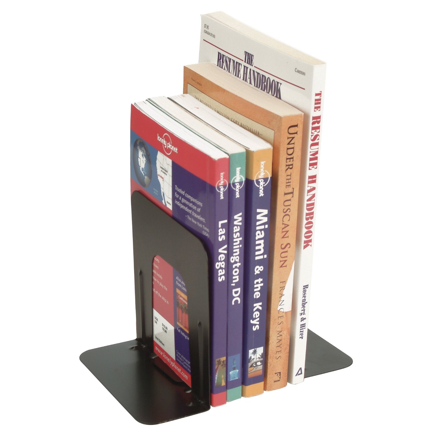 5-Inch high pair bookends feature nonskid, foam padding to help prevent slippage and scratching. 