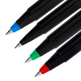 Uni-Ball Fusion Stick Medium Point Roller Ball Pens, 4 Colored Ink