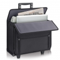 Full size front zip-down organizer section and file compartment