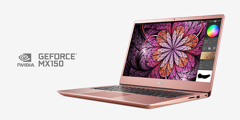 Swift 3 - NVIDIA GeForce MX150