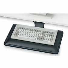 Articulating Keyboard Platform w/ Wrist Rest,20"x13"x3/4",BK