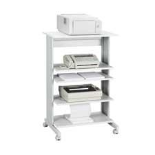 5-Level Printer Stand, 29-1/2"x19-7/8"x45-1/4", Gray