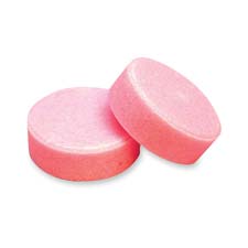 Para Urinal Block, 4 oz, Cherry Scent, 12/BX, Pink