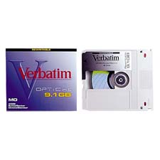 Optical Disk, 5-1/4", 14X, Rewritable, 9.1GB