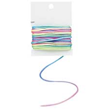 Rainbow Cord, 10 Yards, Multi colored