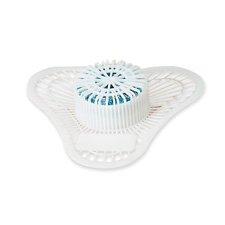 Urinal Screen,w/Enzymes,2000 Flushes,Evergreen,12/CT,WE/BE