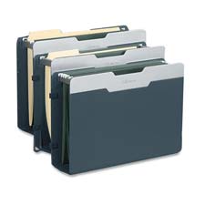 3-in-1 Versatile File, 14-1/8"x9"x9-5/16", Slate Gray