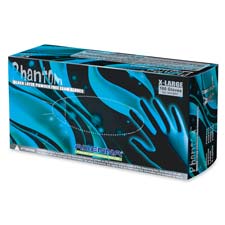 Examination Gloves,Latex Powder-free,Medium,100/BX,Black