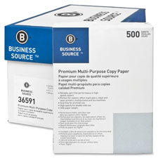 "Multipurpose Paper,92 Bright,20lb.,8-1/2""x11"",10RM/CT,White"
