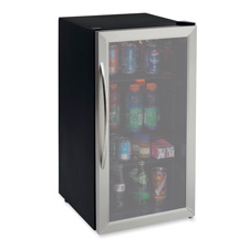 Beverage Center, 17"x20"x33", STST/BK