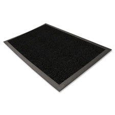 "Wiper/Scraper Mat, 3""x5"", Charcoal Black"